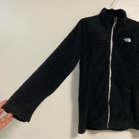 The North Face Jacket Women's Medium Black Osito Shaggy Fleece Full Zip Jacket - Picture 8 of 13